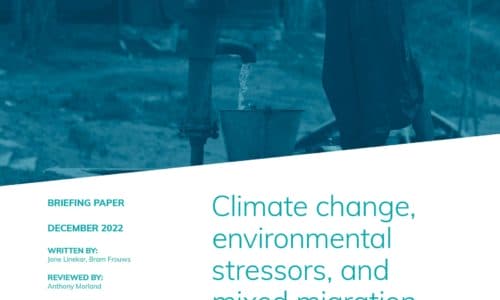 Climate change, environmental stressors, and mixed migration