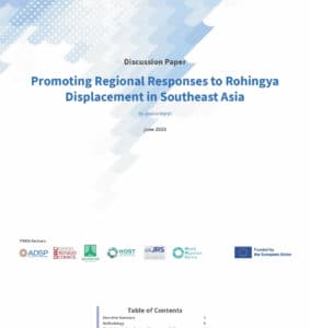 Promoting Regional Responses to Rohingya Displacement in Southeast Asia
